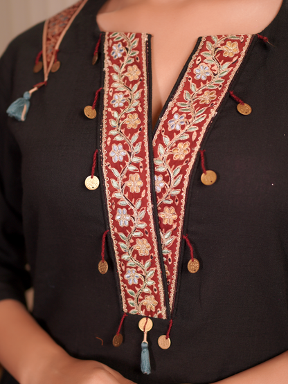 Kaajra – Black Kurta Set