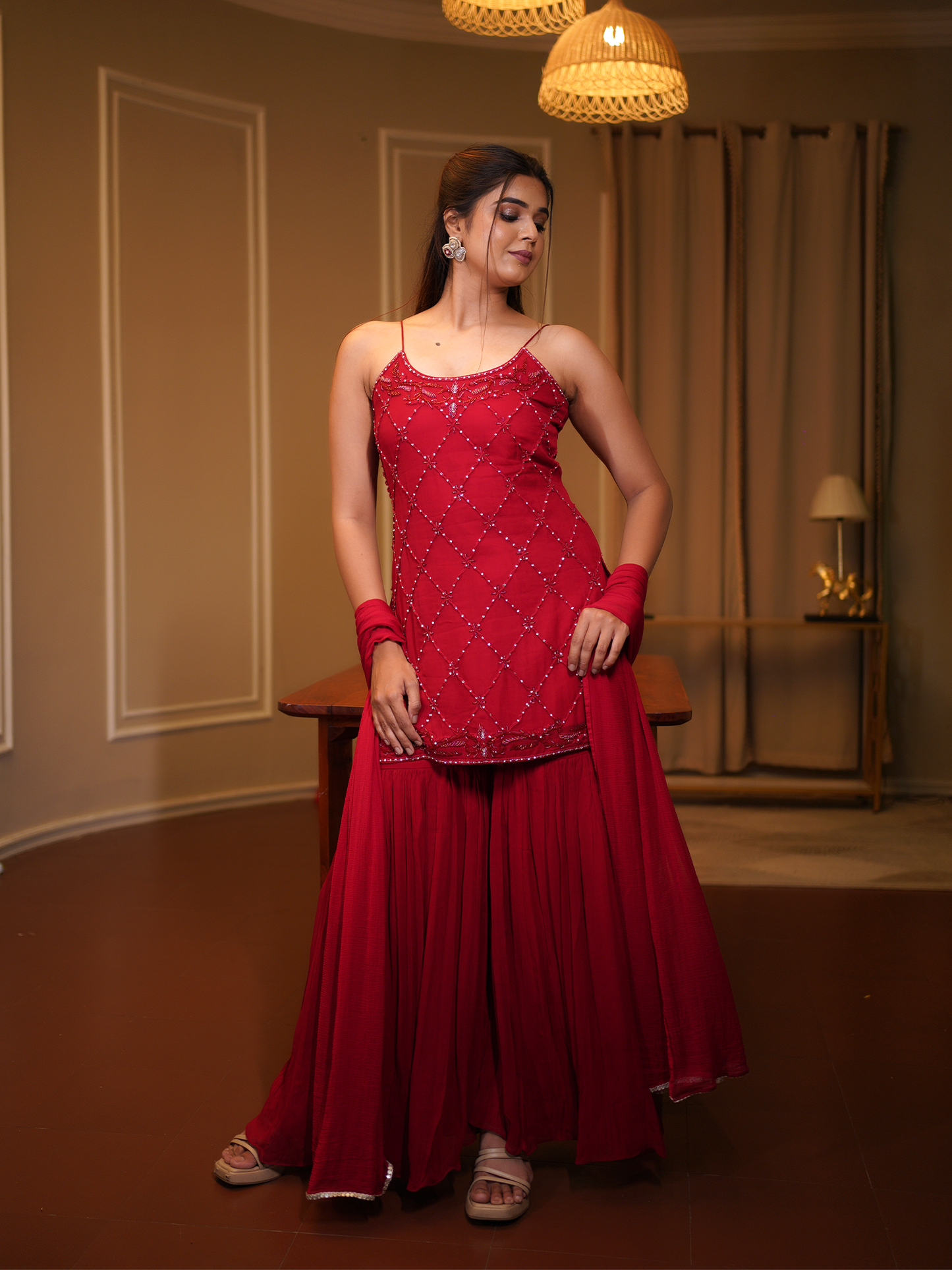 Ruby Riwaaz Sharara Set