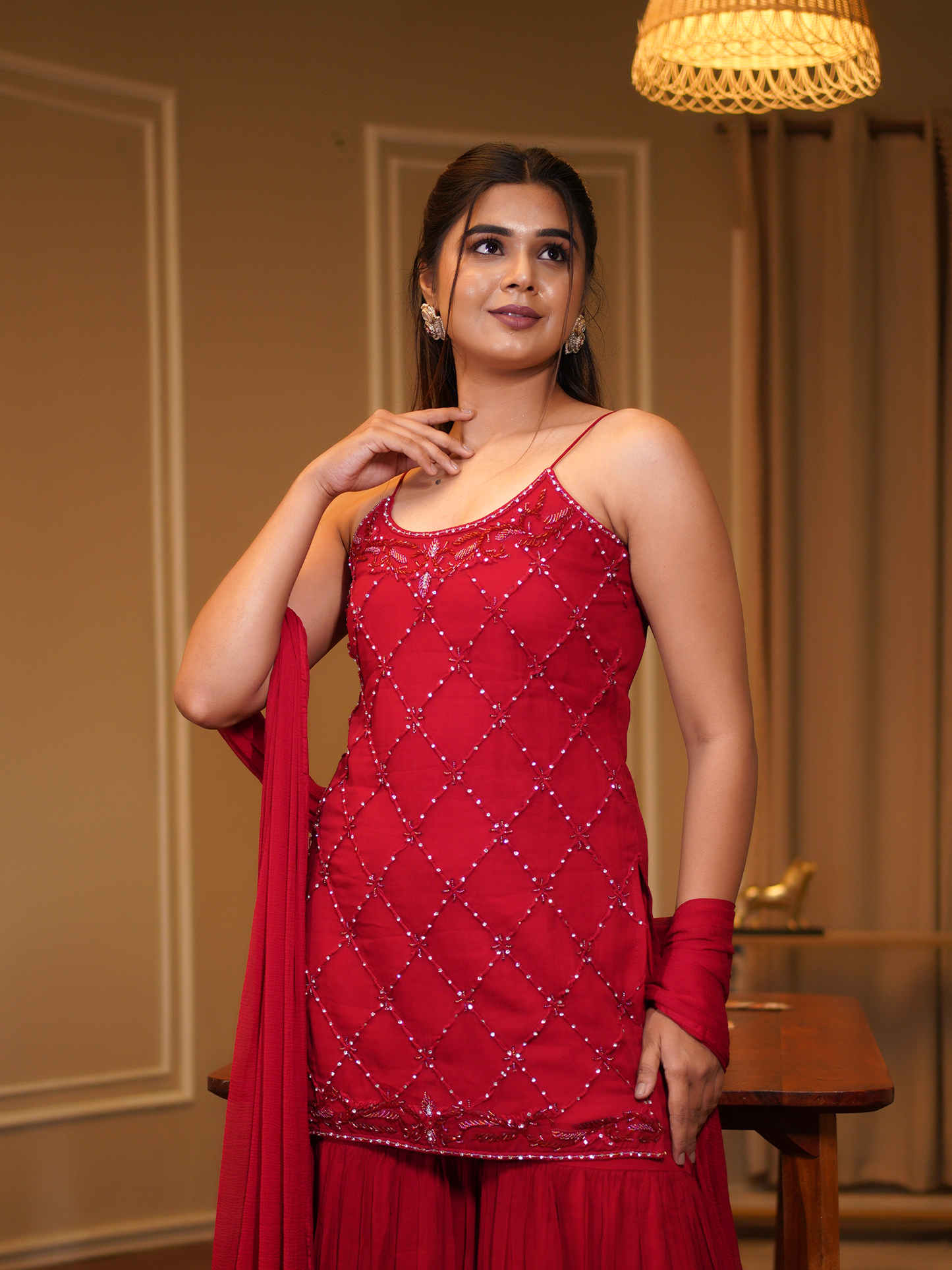 Ruby Riwaaz Sharara Set