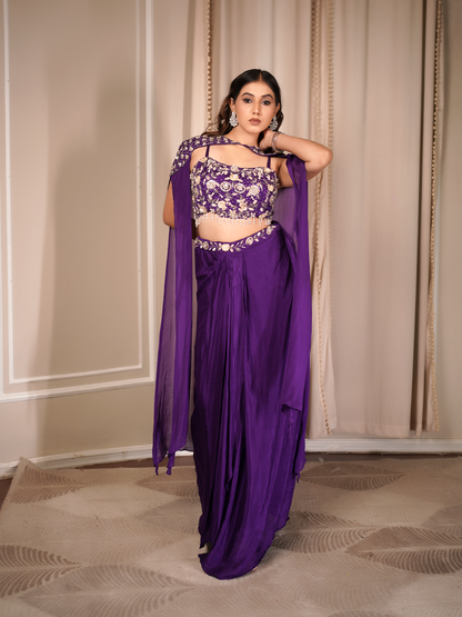 Royal Orchid Drape Set