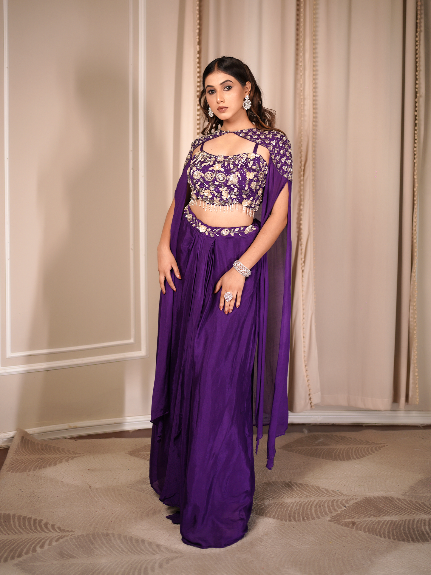 Royal Orchid Drape Set