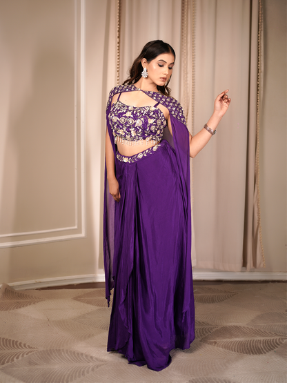 Royal Orchid Drape Set