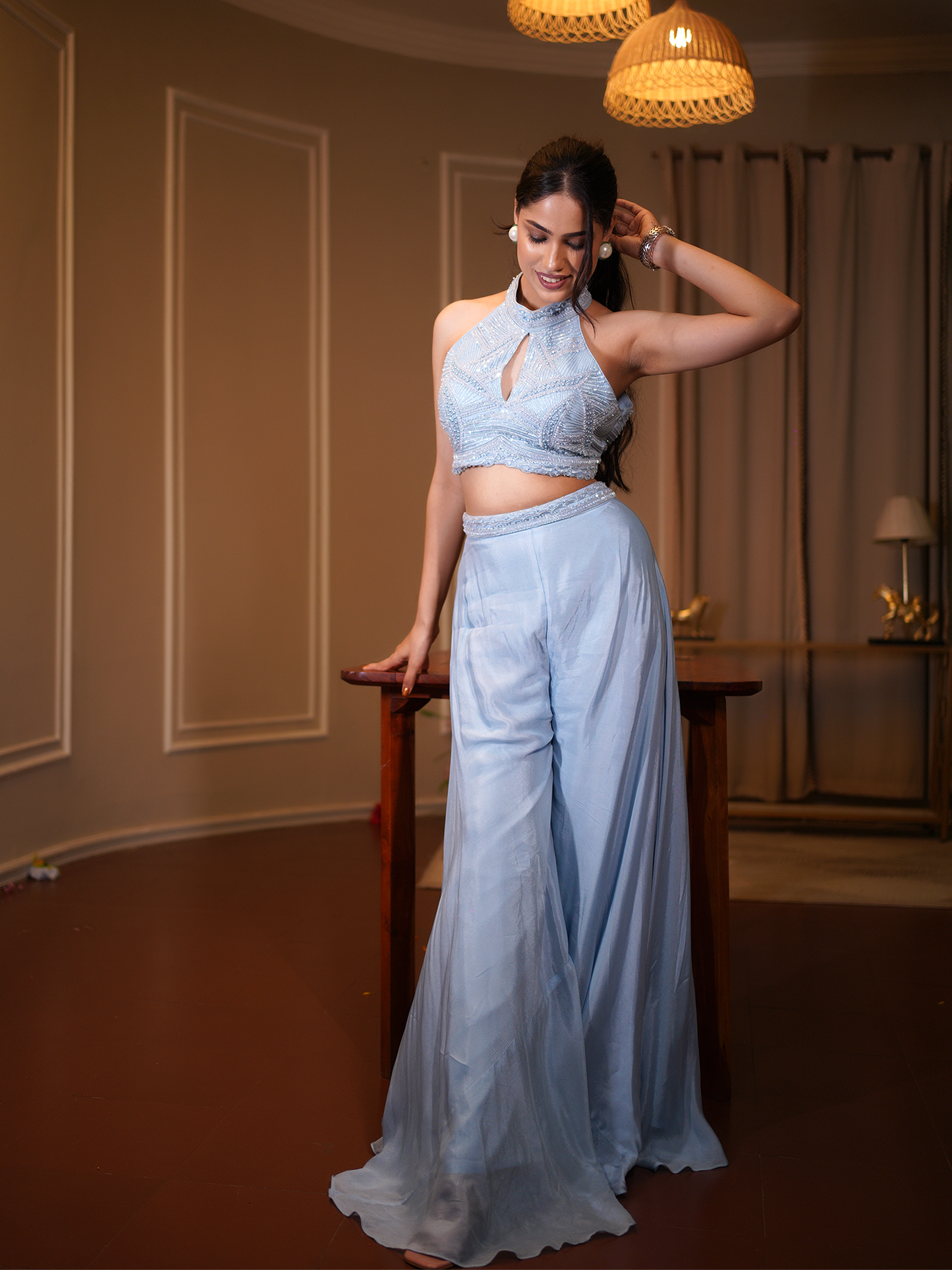 Azure Bloom Co-ord Set