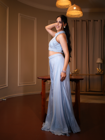 Azure Bloom Co-ord Set