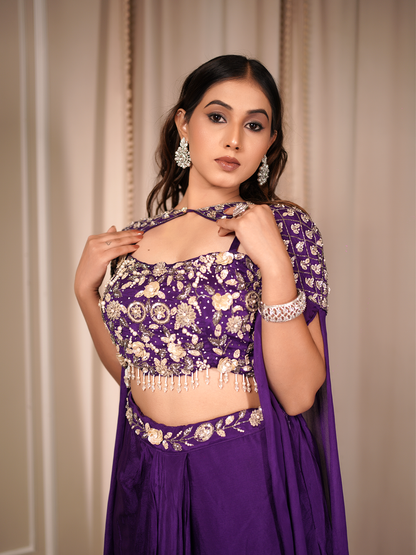 Royal Orchid Drape Set