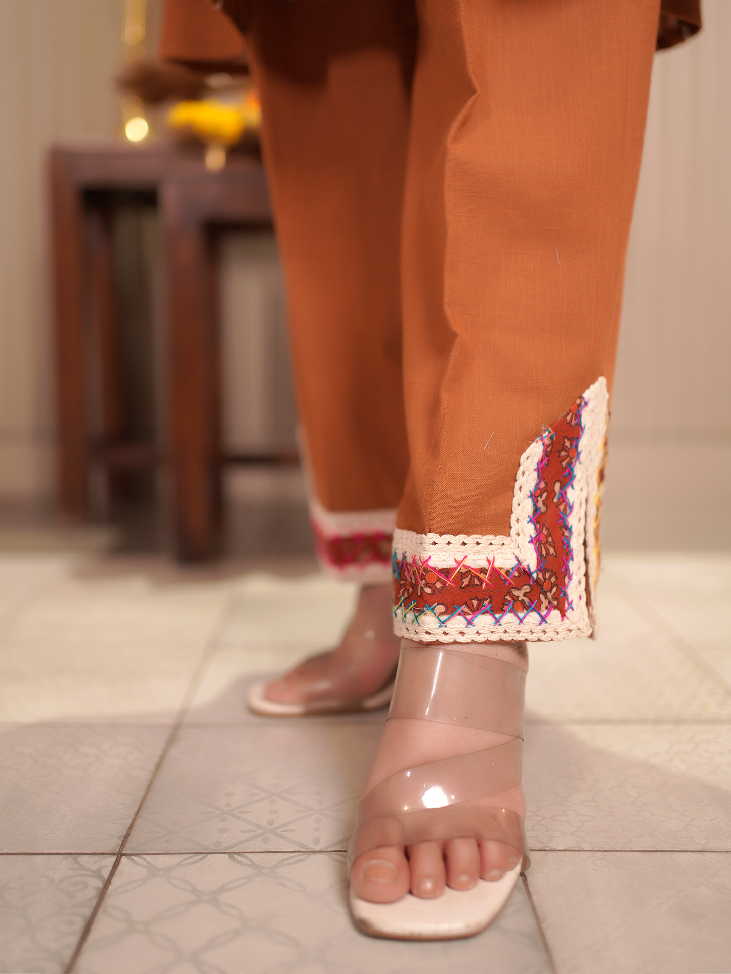 Zehra – Rust Brown Kurta Set