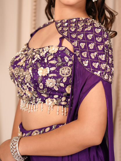 Royal Orchid Drape Set