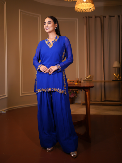 Midnight Bloom Farsi Suit Set