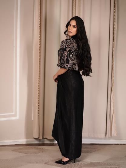 Midnight Grace Drape Set