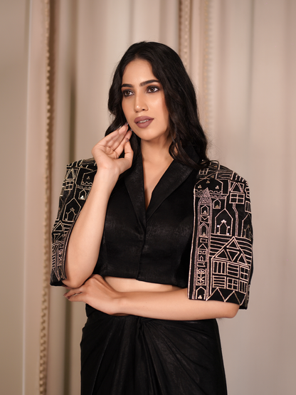 Midnight Grace Drape Set