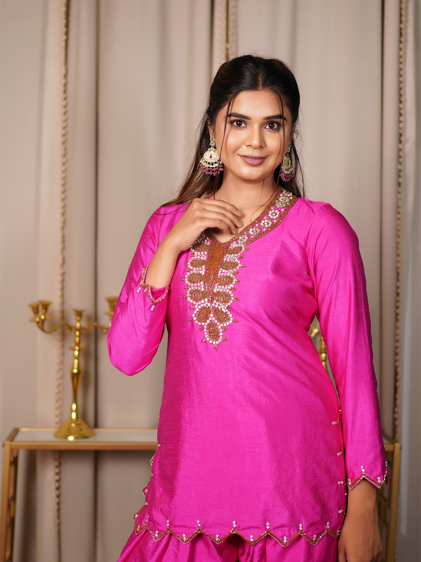 Gulabi Noor – Pink Kurta Set