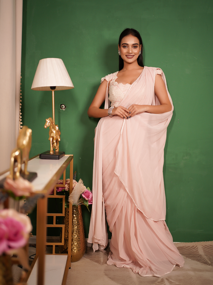 Blush Whisper Drape Set