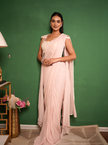 Blush Whisper Drape Set