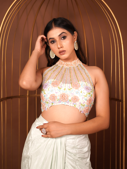 Sage Bloom Skirt Set