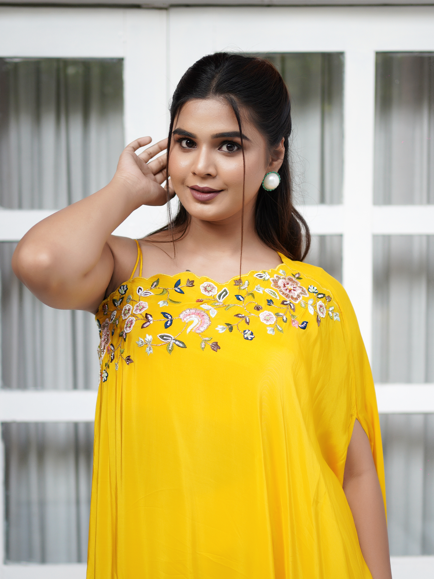 Sunehri Charm Drape Set