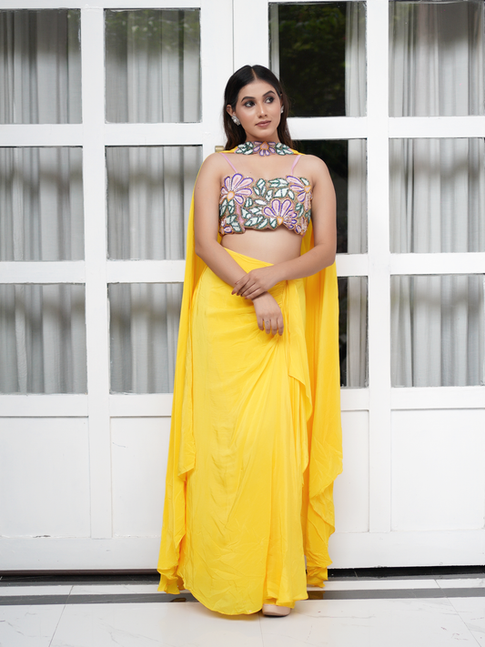 Sunshine Bloom Drape Set