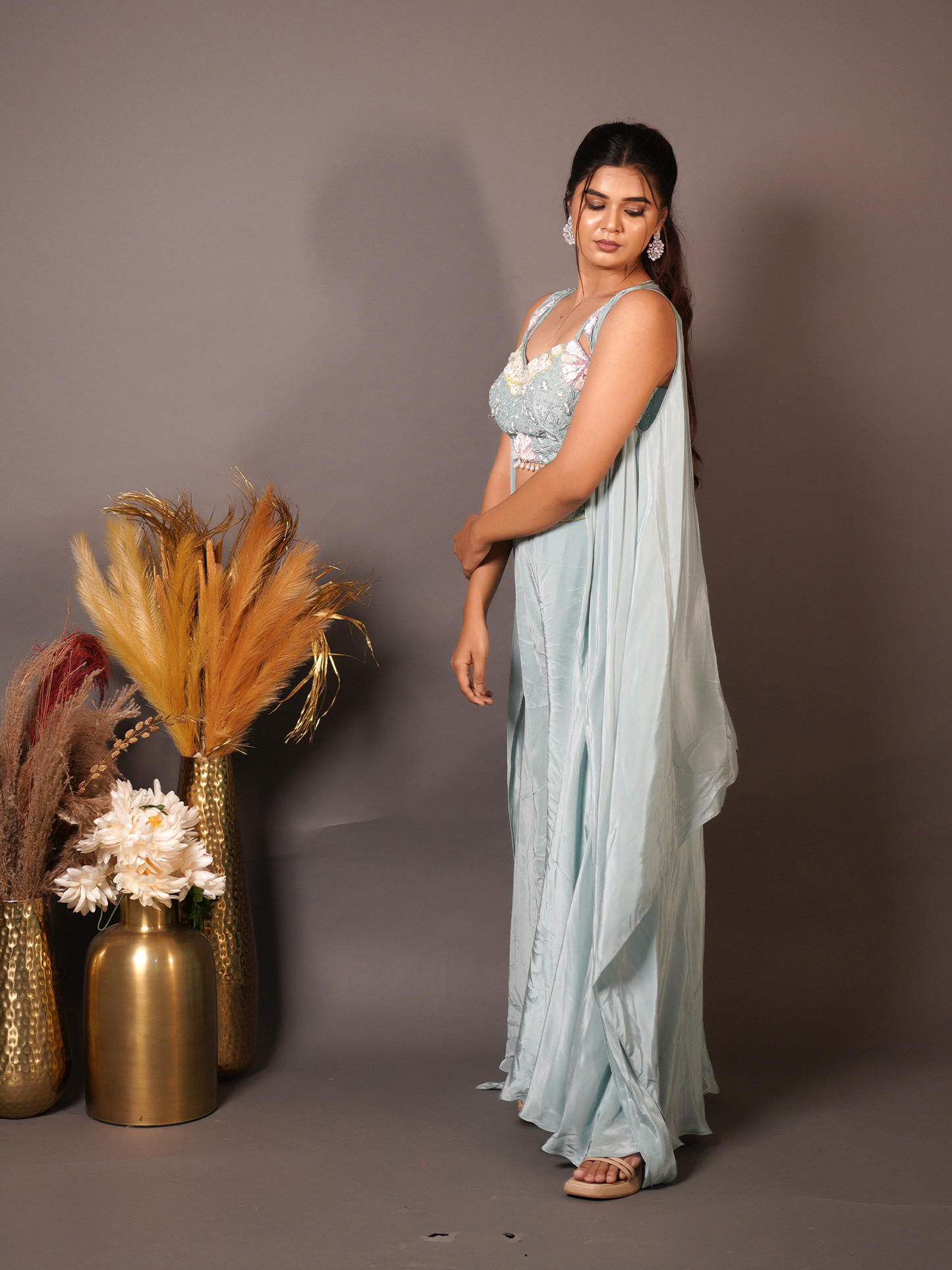 Aqua Gleam Co-ord Set