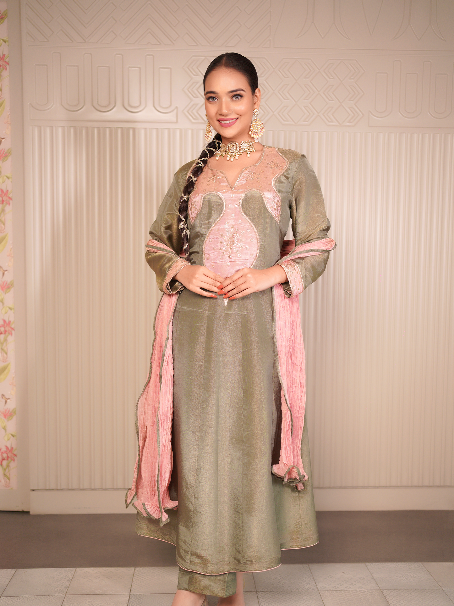 Blush Olive Elegance Set